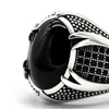 Männer Ring Retro Strass Intarsien Legierung Männer Vintage Produktbild-Vorschau 4