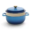 FCH Gusseisen Topf 26cm - 5QT-4.6L Emaille Bräter mit Produktbild-Vorschau 2