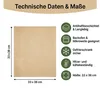 FRIO - 120 vellen natuurlijk bakpapier, 33x38 cm (set van 6 Productafbeelding-voorbeeld 4