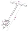 vidaXL Erdbohrer mit Griff 180 mm Verlängerungsrohr 5 m Produktbild-Vorschau 6