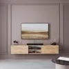 Waco TV Lowboard 180 cm, 2 Türen Wandmontage Modernes Produktbild-Vorschau 3