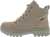 A side view of a single beige boot. Produktbild-Vorschau