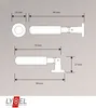 Set di tenditori per funi Lysel SET in metallo - in argento Anteprima dell’immagine prodotto 4