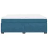 The Living Store Boxspringbett mit Matratze Dunkelblau Produktbild-Vorschau 9