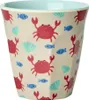 Set di 6 tazze Rice Melamina - Stampa Blue Ocean 160 ml Anteprima dell’immagine prodotto 7