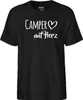 Huuraa Herren T-Shirt Camper mit Herz S Black Bio Baumwolle Produktbild-Vorschau 2