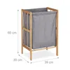 Relaxdays Wäschekorb, 30 l, Wäschesammler offen, HBT: Produktbild-Vorschau 4