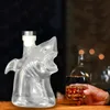 Weinkaraffe aus Haiglas, Schnapsflasche mit luftdichtem Produktbild-Vorschau 5