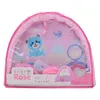 Johntoy Puppen Spielmatte Baby Rose - rosa Spielmatte für Produktbild-Vorschau 4