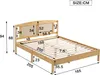 Rattan Doppelbett, Kiefer & PE-Rattan, 15 Latten, Stabile Produktbild-Vorschau 7