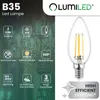 LUMILED 10er Set LED Lampe Ultraeffizient B35 E14  2,2W Produktbild-Vorschau 2