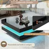 Merax quadratischer Hochglanz-Couchtisch mit 360° drehbare Produktbild-Vorschau 7