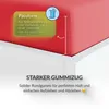 2er Set Jersey Spannbettlaken Rot 90x200 cm - 100x200 cm - Produktbild-Vorschau 4