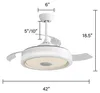 Stropný ventilátor Flieks s viacfarebným LED osvetlením (32 Náhľad obrázku produktu 4