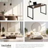 Table de bureau Flint - Bois foncé industriel, rustique, Voir les images du produit 5