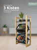 holz4home® Getränkekistenregal aus Bambus I 3 Kisten I Produktbild-Vorschau 2