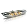 2 LED Seitenblinker Set klarglas chrom BMW 3er E46 5er E60 Produktbild-Vorschau 5