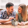 Relaxdays Sparschwein Baumrinde, mit Öffnung, Dolomit, Produktbild-Vorschau 3