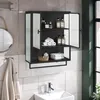 okwish Schminkkommode 60CM zweitürig,Hängeschrank mit Produktbild-Vorschau 1