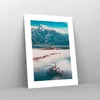 Poster - Poster ohne Rahmen - Winter Berge Wolken - 30x40 Produktbild-Vorschau 7