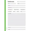PRICARO blocchetto telefonico, A6 non perforato, verde, 5 Anteprima dell’immagine prodotto 2