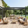 Pergola bioclimatica 3x6m in alluminio, lamelle Anteprima dell’immagine prodotto 9