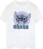 Disney - "Ohana" T-Shirt für Damen BI30268 (XXL) (Weiß) Produktbild-Vorschau 1