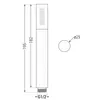 Mexen R-70 1-Funktions-Duschgriff, Schwarz - 79570-70 Produktbild-Vorschau 2