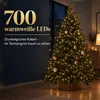 LED-Lichterkette außen 700 LEDs 14 m warmweiß mit Timer und Produktbild-Vorschau 2
