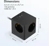 Accezz PowerCube Strip | 6-en-1 - 1x USB-C + 2x USB-A + 3x Voir les images du produit 9