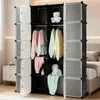 Kleiderschrank Garderobe Regalsystem mit Türen PP Produktbild-Vorschau 2