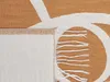 BELIANI Decke mit Fransen orange Polyester Acryl 130 x 170 Produktbild-Vorschau 6
