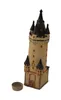 A ceramic lighthouse-shaped candle holder with a separate base. Produktbild-Vorschau