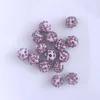 Shamballa Perlen, glitzer, 8 mm, 15 Stück, Lila Produktbild-Vorschau 1