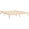 The Living Store Massivholzbett mit Kopfteil Produktbild-Vorschau 8