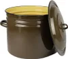 EMALIA RYBNIK Emaillierter großer Topf für Bigos braun 40l Produktbild-Vorschau 3