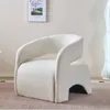 A white boucle armchair in a room. Anteprima dell’immagine prodotto