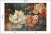 Muralo Vlies Fototapete BLUMEN Blätter Pflanzen Retro Stil Produktbild-Vorschau 2