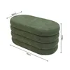 Rebecca Mobili Tabouret de rangement Zeytin 38x76x38 Tissu Voir les images du produit 3