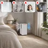EBERG RICO Luftentfeuchter 12 l/24h Hygrostat Aromafunktion Produktbild-Vorschau 7
