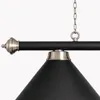 Billardlampe Leuchte mit 3 Schirmen - Mattschwarz Produktbild-Vorschau 3