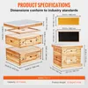 SucceBuy Bienenstock-Starterset mit 20 Rahmen, mit Produktbild-Vorschau 7