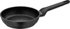 A black frying pan with a black handle is shown against a white background. Produktbild-Vorschau