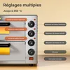 Wiltec Four à Pizza électrique 2 étages – 3000 W – 570 x Voir les images du produit 7