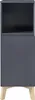 Badezimmerschrank 'Overath' Midischrank 86x30x30cm Grau Produktbild-Vorschau 4