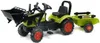 FALK Traktor Claas Grün auf Pedalen mit Anhänger + Horn für Produktbild-Vorschau 26