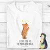 Mr. & Mrs. Panda Kleinkinder T-Shirt Verliebter Bär 5-6 Produktbild-Vorschau 2