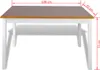 set da pranzo 5 pezzi marrone e bianco Anteprima dell’immagine prodotto 3