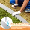 XINZI Bordure de pelouse métallique flexible, bordure de Voir les images du produit 5