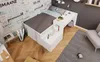 Kinderbett, Massiveholz Einzelbett mit Schreibtisch und Produktbild-Vorschau 19
